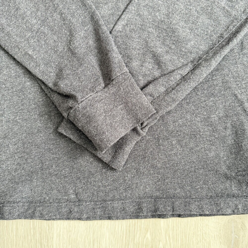 Polo Ralph Lauren Hoodie Men's Small Grey Charcoal Long Sleeve T-Shirt Pullover - Picture 4 of 11